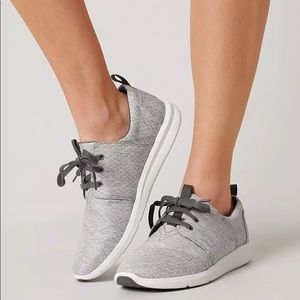 Toms Del Ray Tennis Shoe, Gray Diamond Melange